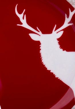 Retsch Arzberg Kombiservice Geschirr-Set, Service Nordic Reindeer, Winter, Advent, Weihnachten (16-tlg), 4 Personen, Porzellan, Rentier-Design, 16 Teile, für 4 Personen
