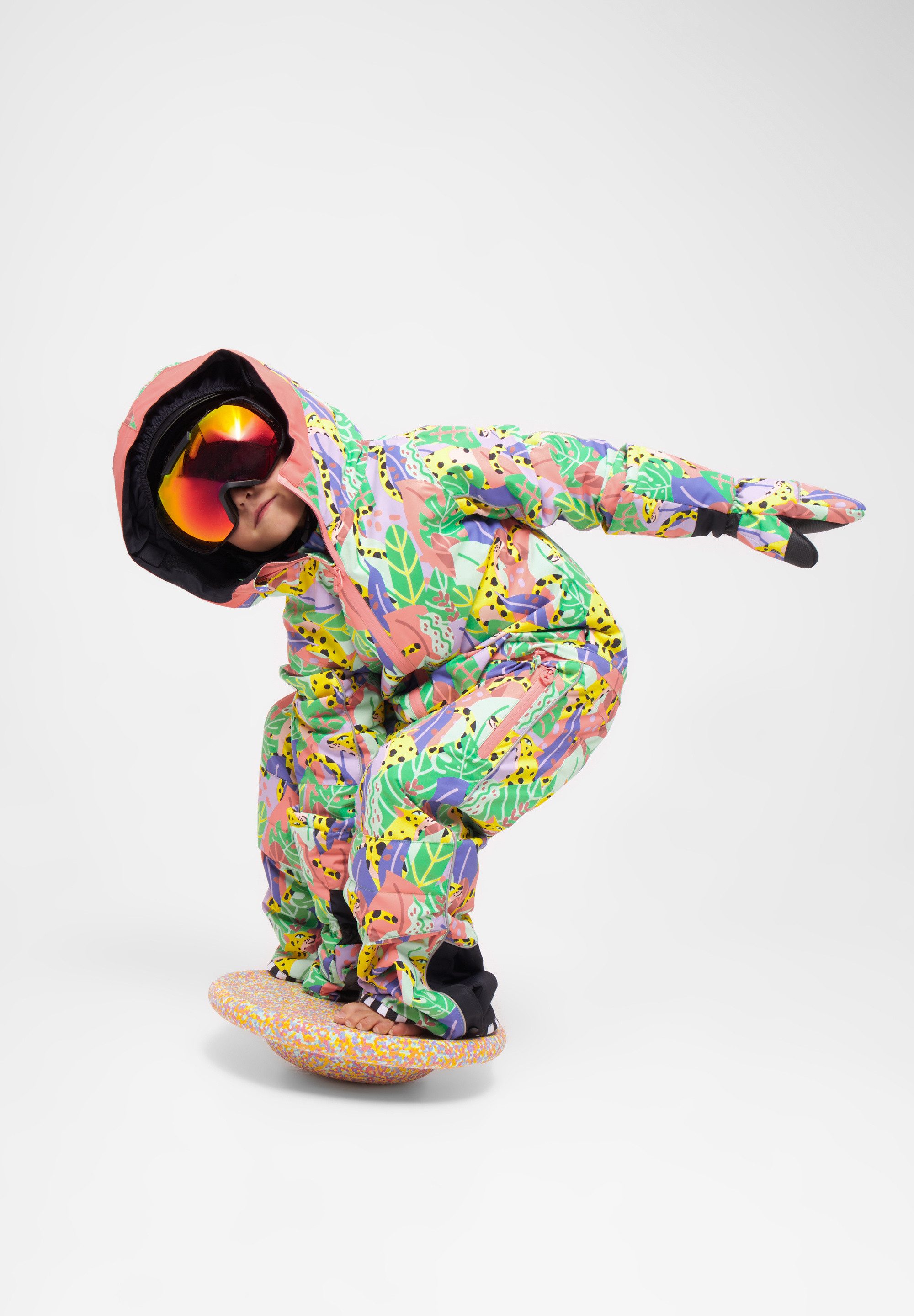 WeeDo Schneeoverall COSMO CANDY JUNGLE Mitwachsender Schneeanzug