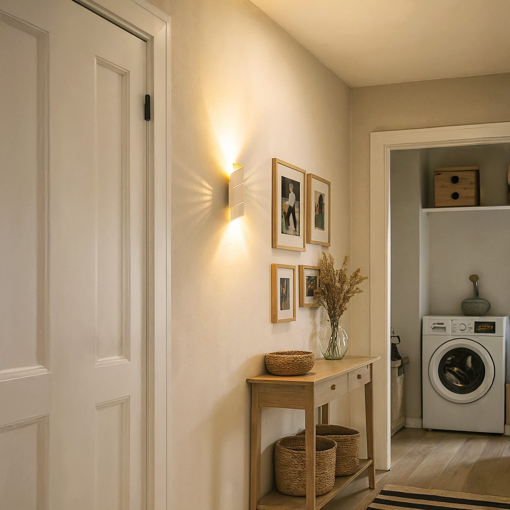 SSC-LUXon LED Wandleuchte VYRA LINE Wandleuchte Up & Down inkl. G9 LED 3W warmweiß Wandstrahler, Warmweiß