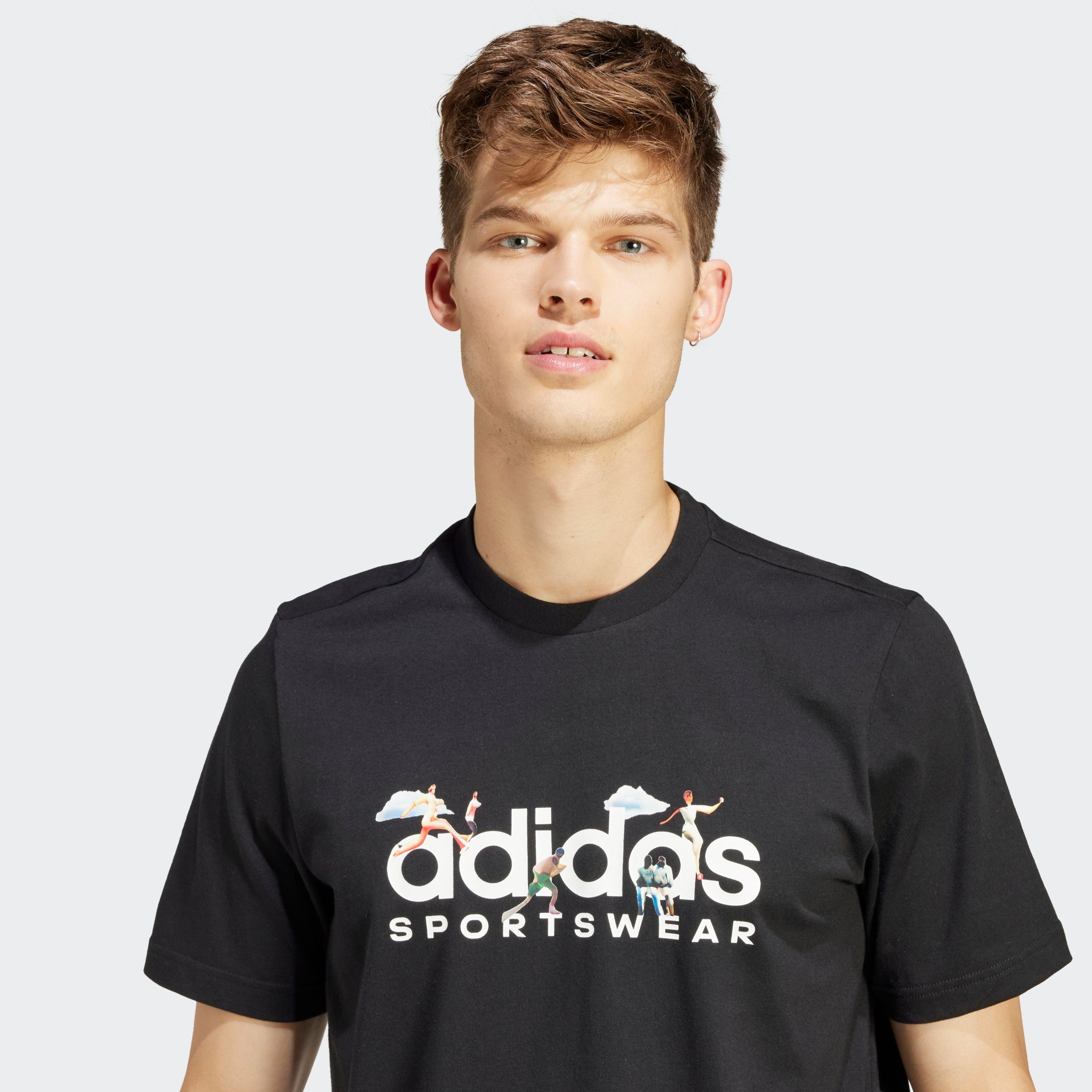 Sportswear M adidas LANDSCAPE T-Shirt BLACK SPW