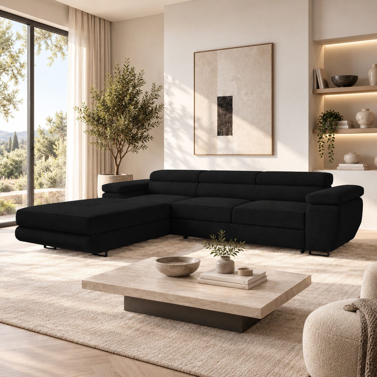 Schwarze Wohnzimmer Sofas kaufen » Schwarze Wohnzimmer Couches