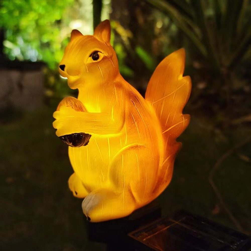 Solarleuchte dekorative Charakter LED Eichhörnchen Gontence Garten Licht Garten Solar LED