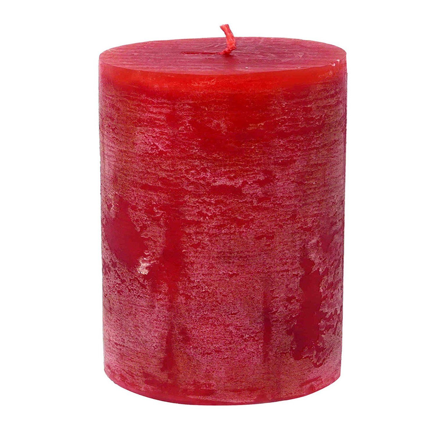 B&S Stumpenkerze Stumpenkerze durchgefärbt rot 10 günstig online kaufen