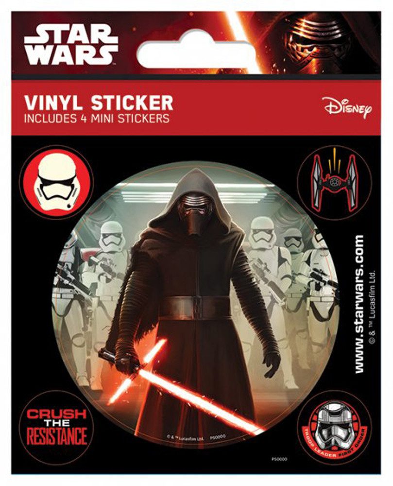 Sticker Star Wars - Sticker-Sets - EP7 Kylo Ren