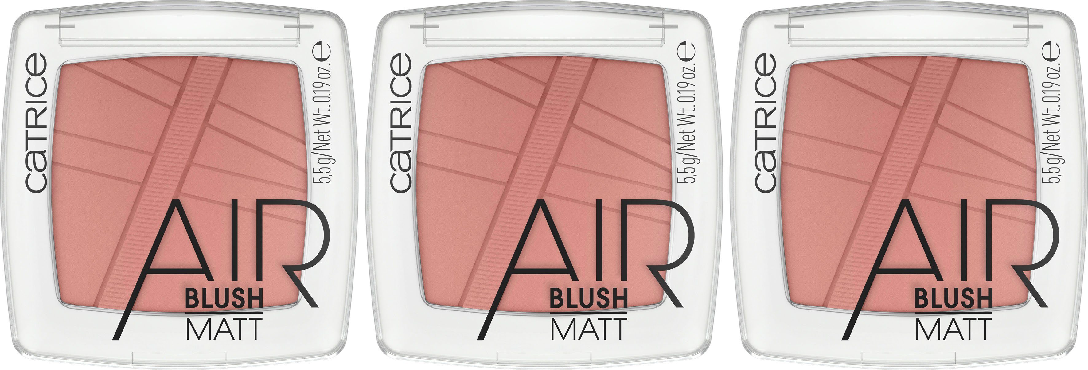 Catrice Rouge AirBlush Matt, 3-tlg.