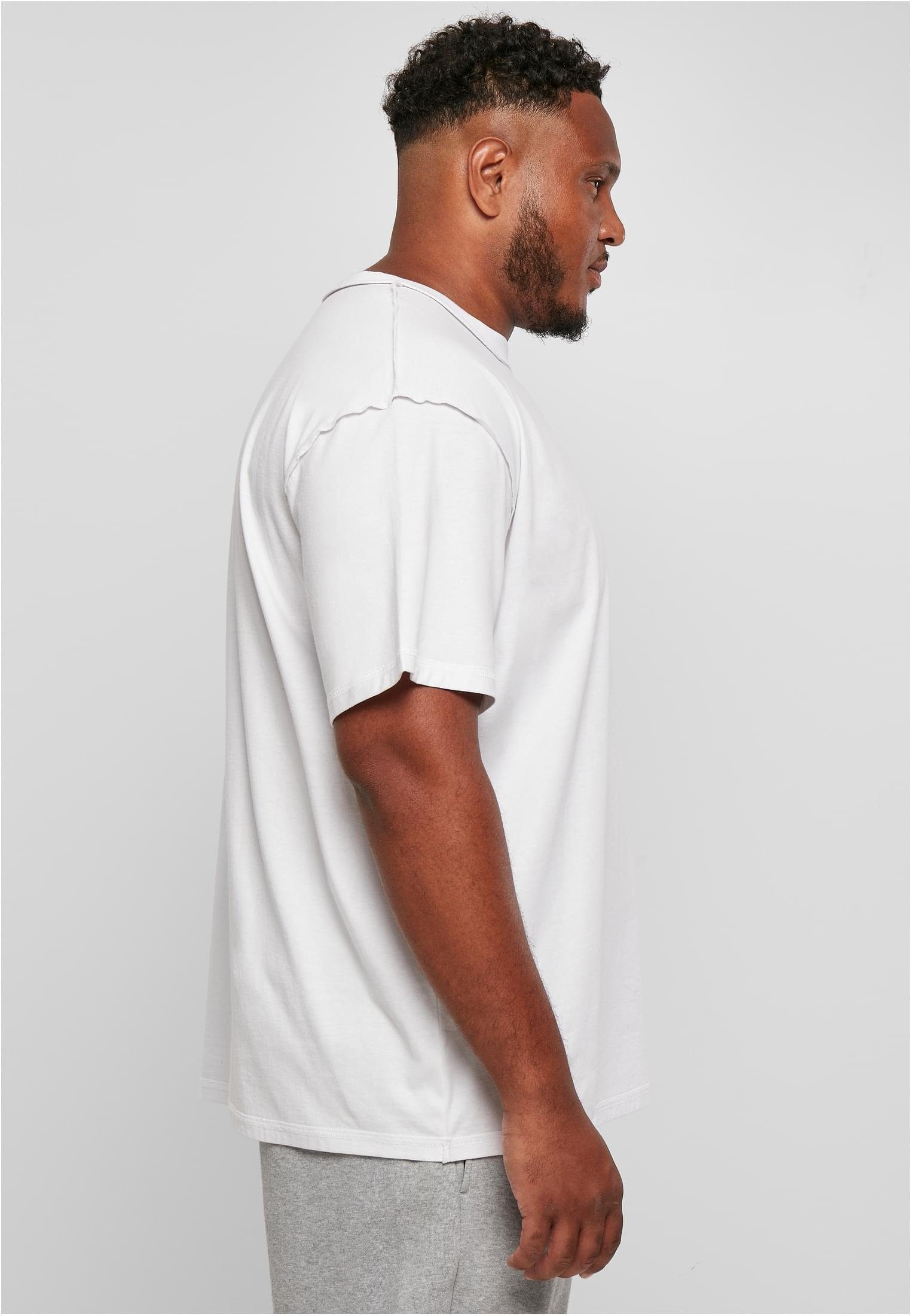 Kurzarmshirt URBAN Tee white Inside Oversized (1-tlg) Out Herren CLASSICS