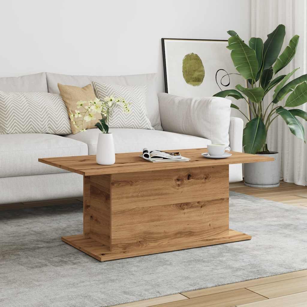 vidaXL Couchtisch Couchtisch Artisan-Eiche 102x55,5x40 cm günstig online kaufen