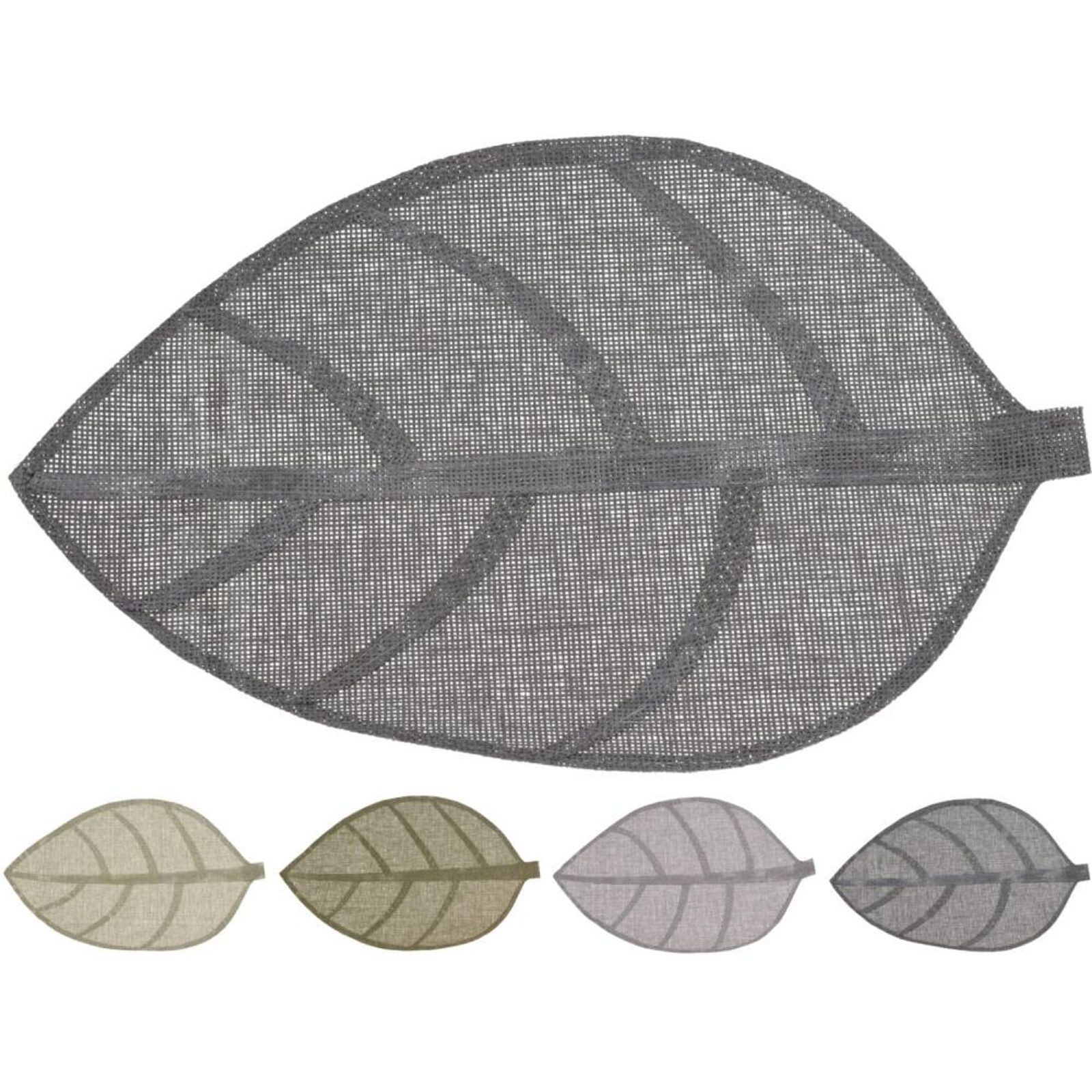BURI Platzset Platzset ca.50x33cm blattförmig Tischdeckchen günstig online kaufen