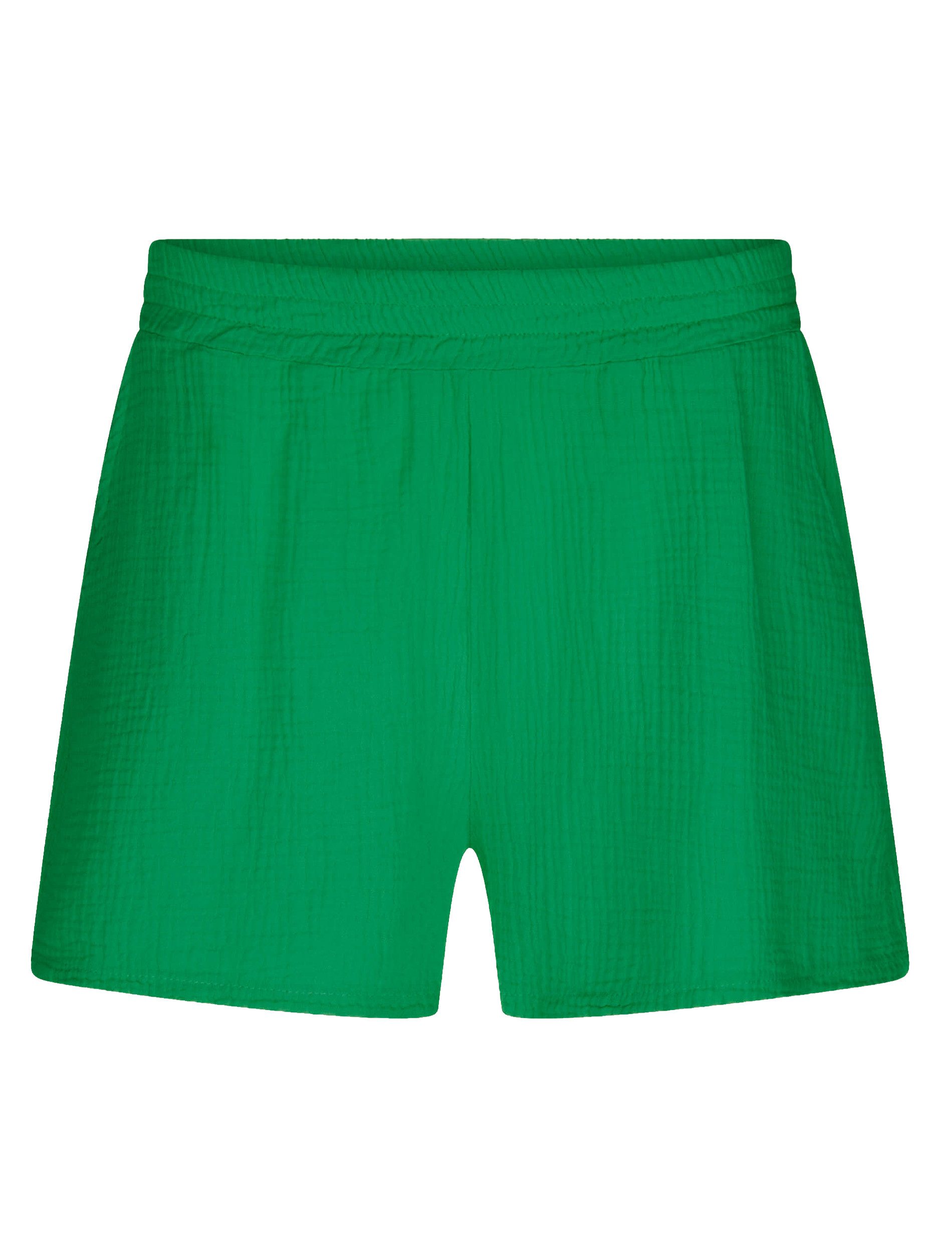 SASSYCLASSY Shorts High-Waist Musselin Shorts Damen aus Baumwolle Musselinh günstig online kaufen