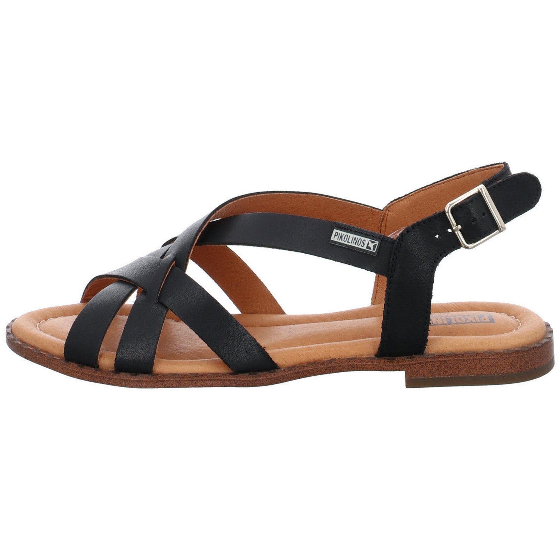 Algar Riemchensandalen PIKOLINOS Sandale black Glattleder Damen Riemchensandale Wox