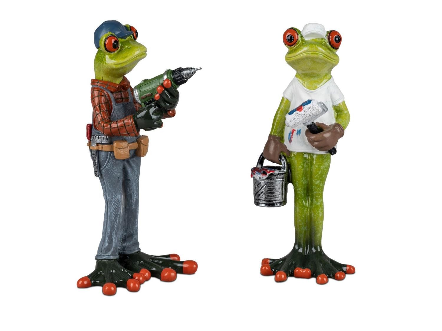 formano Dekofigur Froschhausen, Höhe: cm, Farbe: Grün, Motiv: Frösche