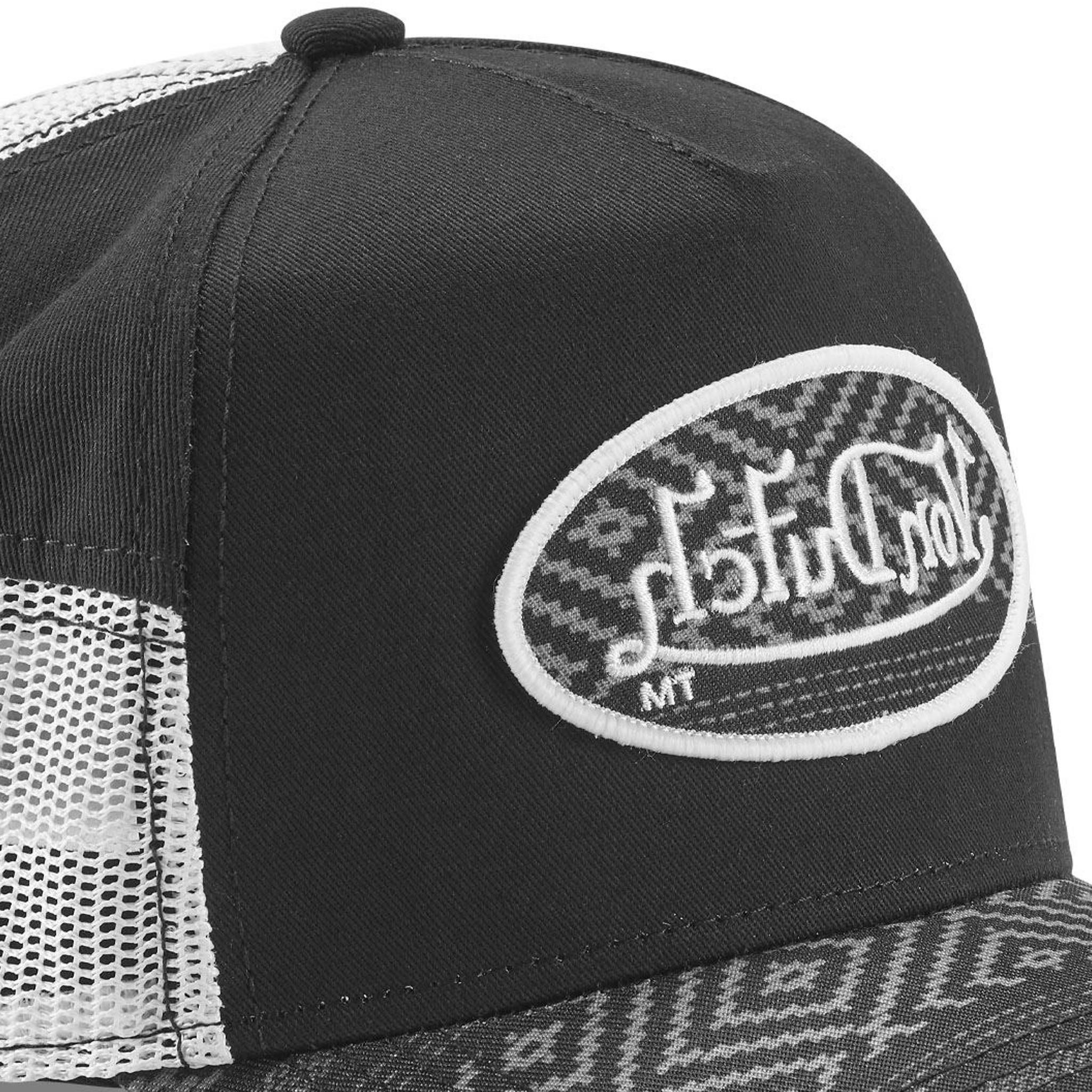 Von Dutch Trucker Cap Von Dutch Originals Baseball Trucker Cap - DUTCH VON Logo Aztec Mesh (Basecap, Basecap, Meshcap, Trucker Kappe) Gespiegeltes Logo