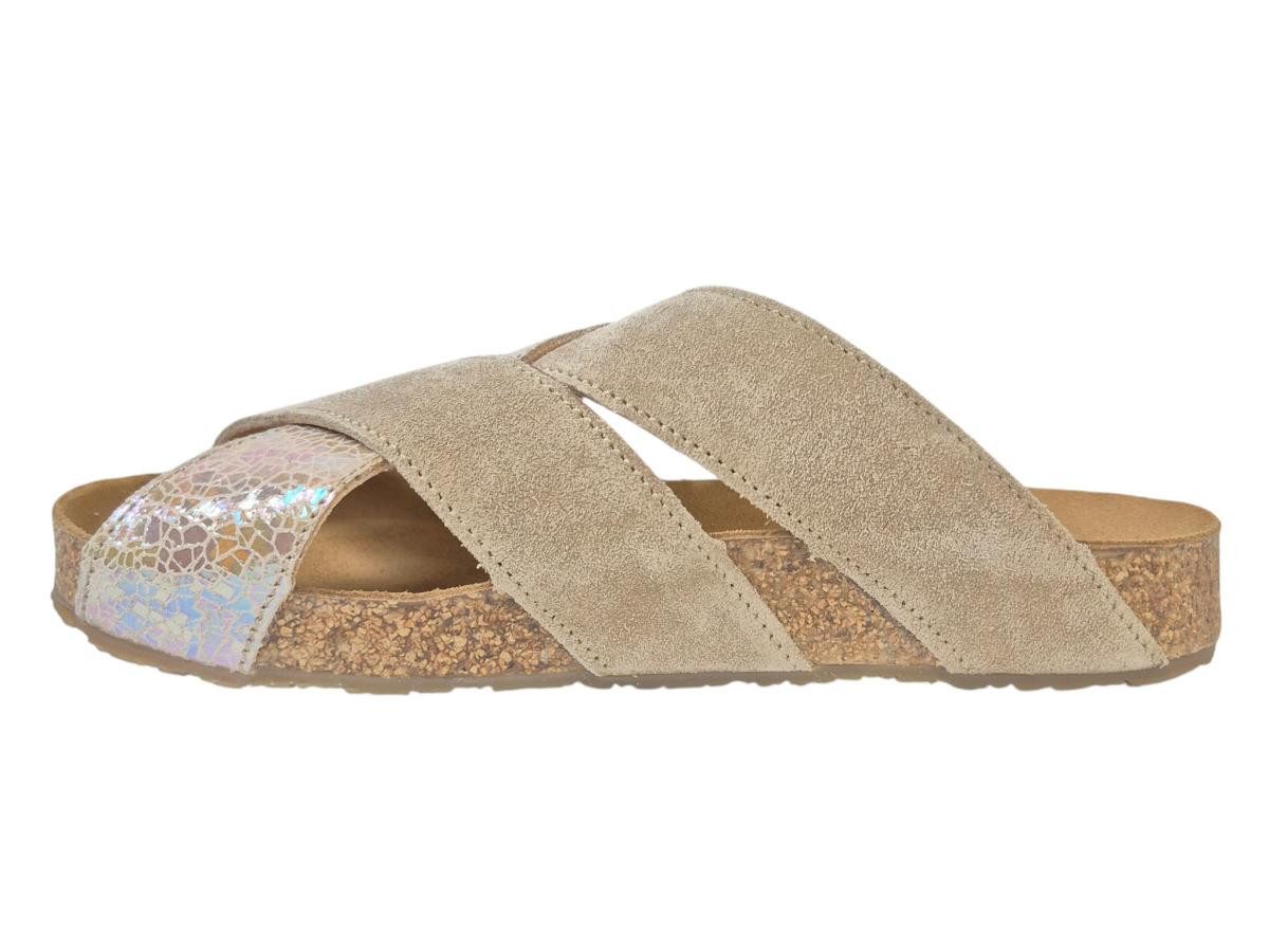 Haflinger Bio Como beige Pantolette