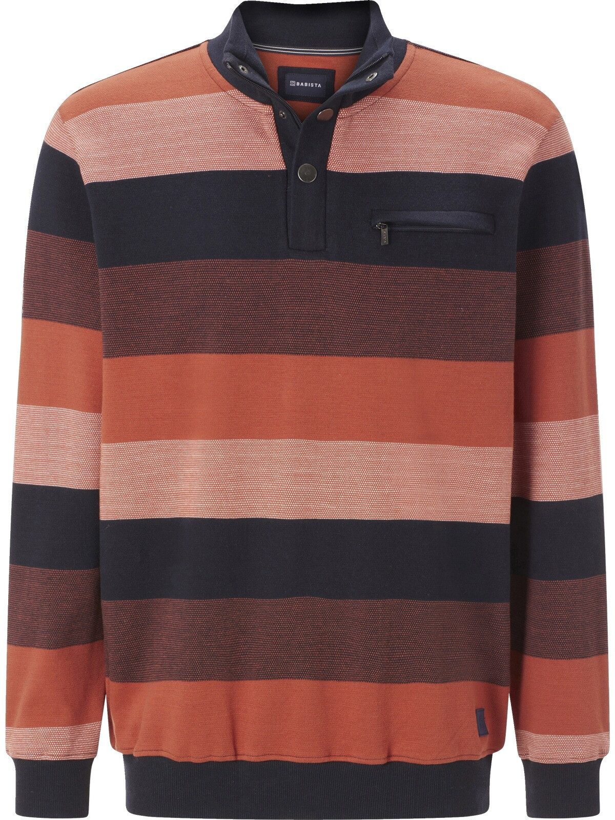 Babista Sweatshirt FLAGIORESTI mit raffinierten Blockstreifen