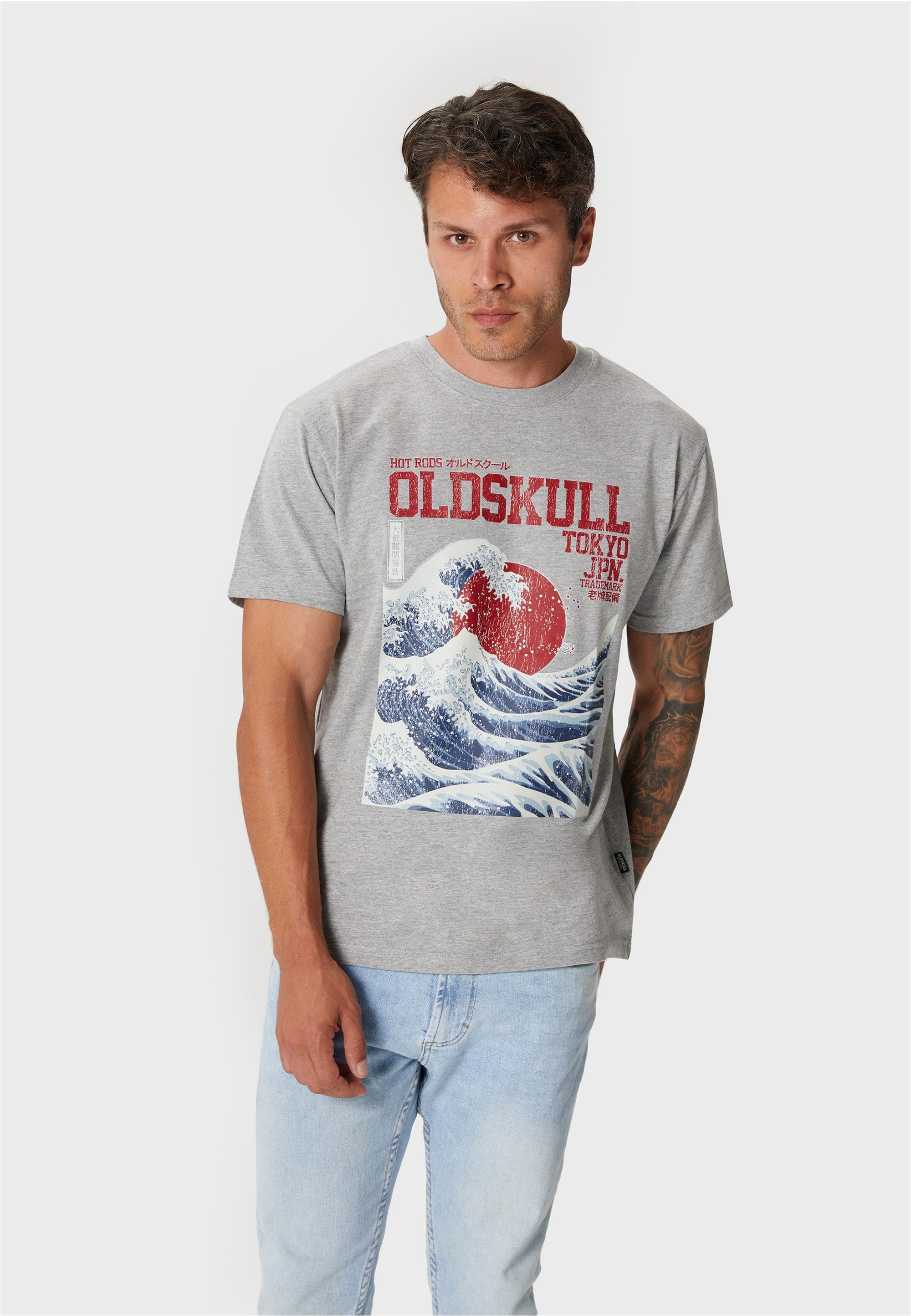 Oldskull T-Shirt Asian Big W (1-tlg) günstig online kaufen