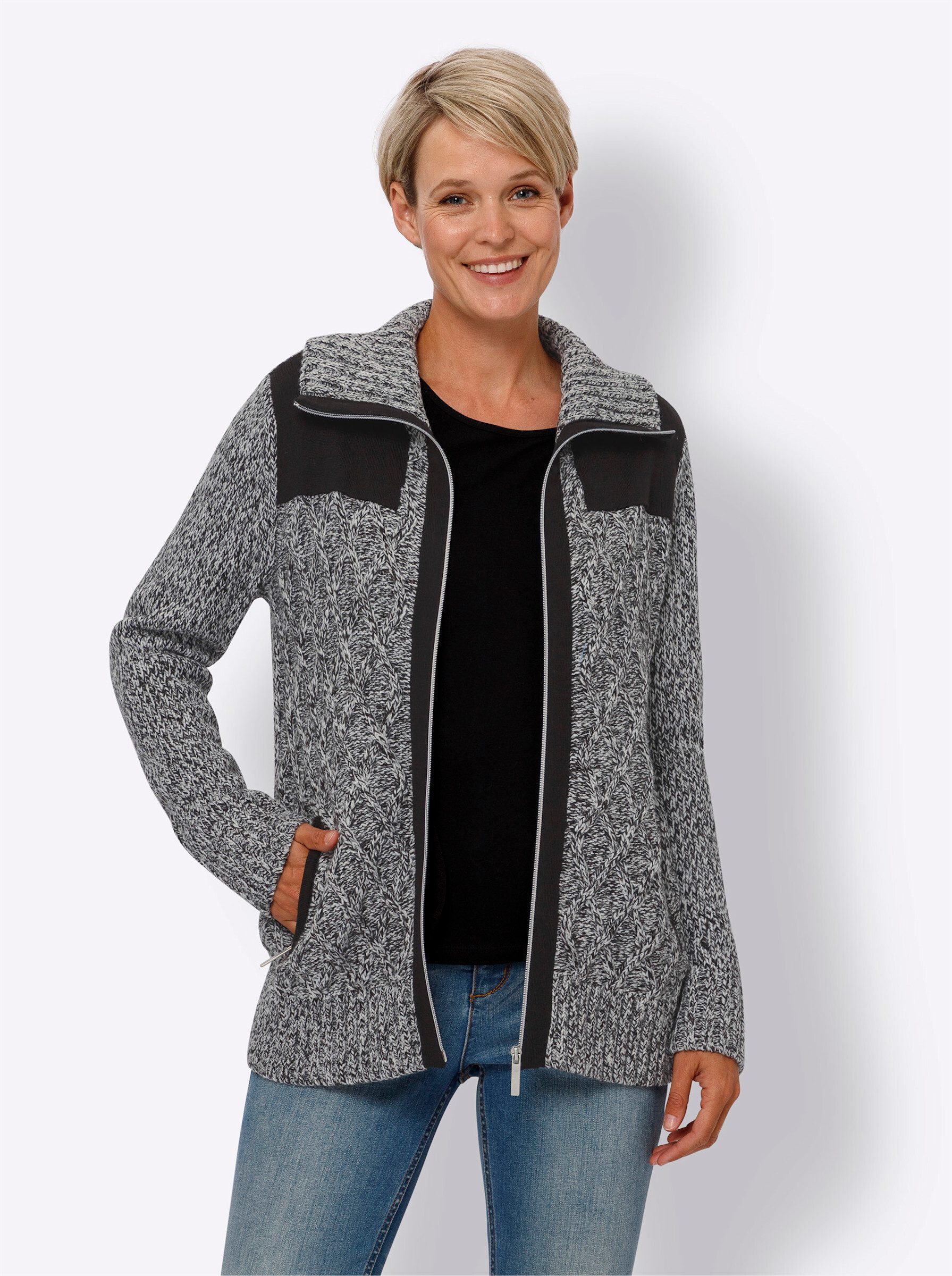 Sieh an! Strickjacke Strickjacke . günstig online kaufen