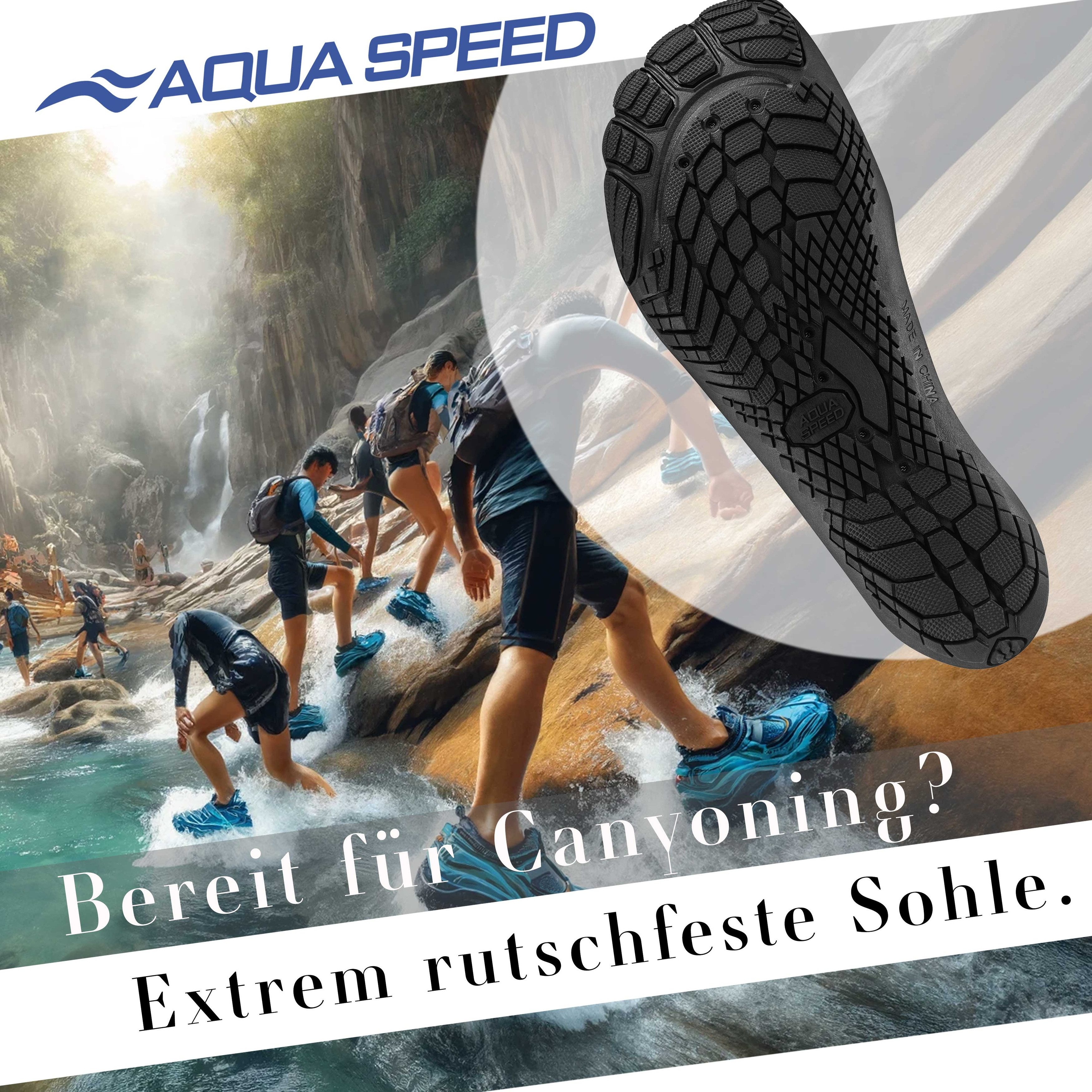 Aqua Speed Kinder-Strandschuhe AGAMA Gr. 35 – Schwarz/Fluor Grün + Handtuch Wasserschuh (Wasserschuhe für Kinder – sicherer Halt bei Spiel & Wasserspaß) Alltagstauglich & sportlich – Für Freizeit & Wasseraktivitäten