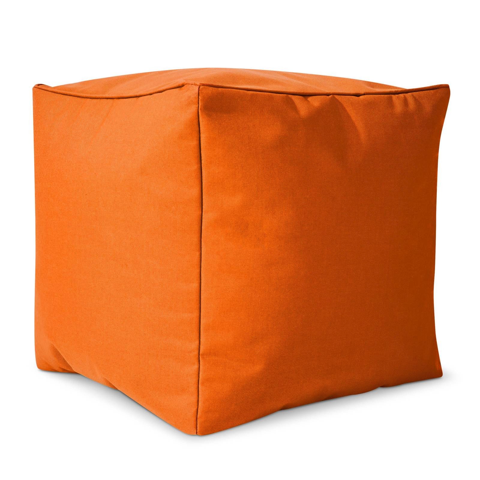 Green Bean Sitzsack Sitzsack-Hocker Pouf Cube 40x40x40cm (Hocker 40x40x40cm mit EPS-Perlen Füllung, Fußhocker Fußkissen Sitz-Pouf für Sitzsäcke), Bodenkissen für Kinder und Erwachsene - Sitzkissen Sitzhocker