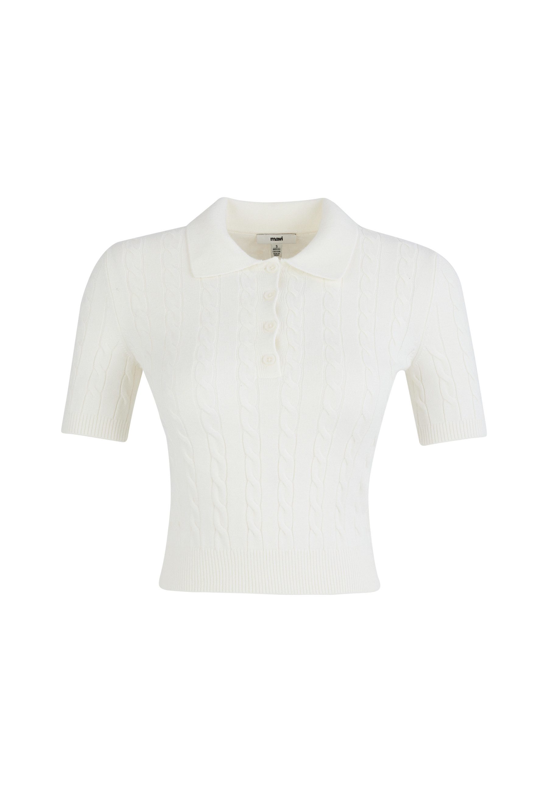 Mavi Strickpullover POLO COLLAR SWEATER Top Strick