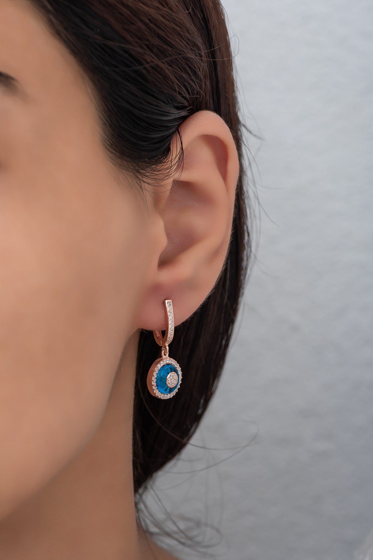 Nisan Ohrring-Set, 925 Sterling Silber Damen Ohrringe – Rosévergoldete Naza günstig online kaufen