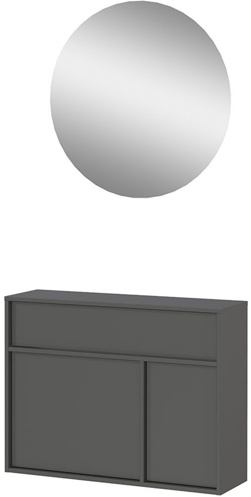 GERMANIA Garderoben-Set GW-Ameca 2.0, (2-St), Garderoben-Set:Mehrzweckschrank und Spiegel