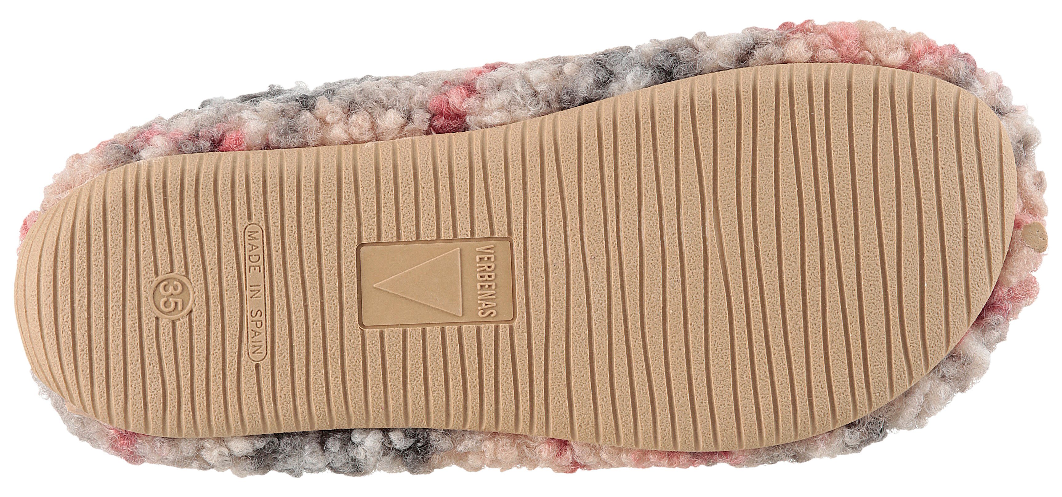 VERBENAS York Gales Pantoffel Hausschuh, Homeslipper, Wohlfühlschuh in karierter Optik – Bild 3 von 5