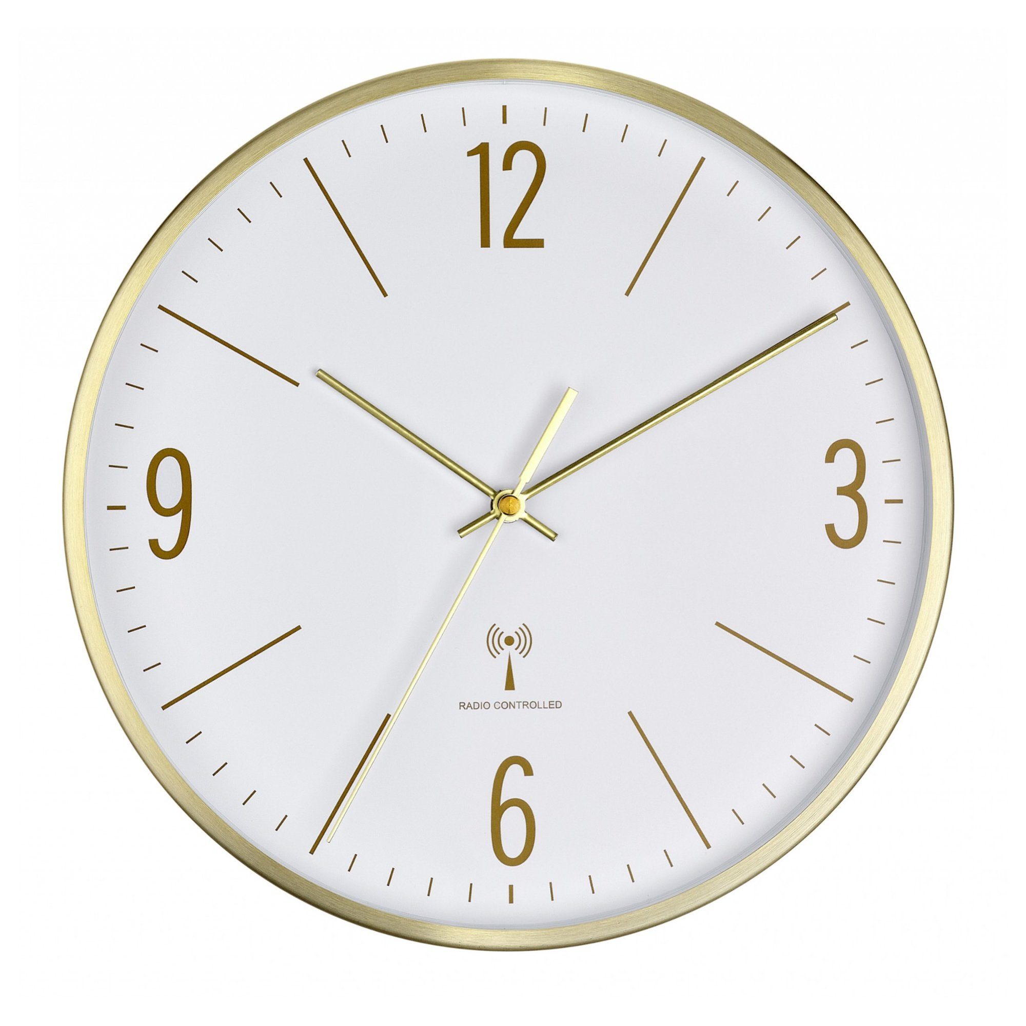 TFA Dostmann Wanduhr Funk-Wanduhr TFA 60.3534.53 300 mm Geräuscharm Metallr günstig online kaufen