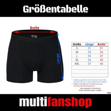 multifanshop Boxershorts Deutschland - Seitlich - Unterwäsche