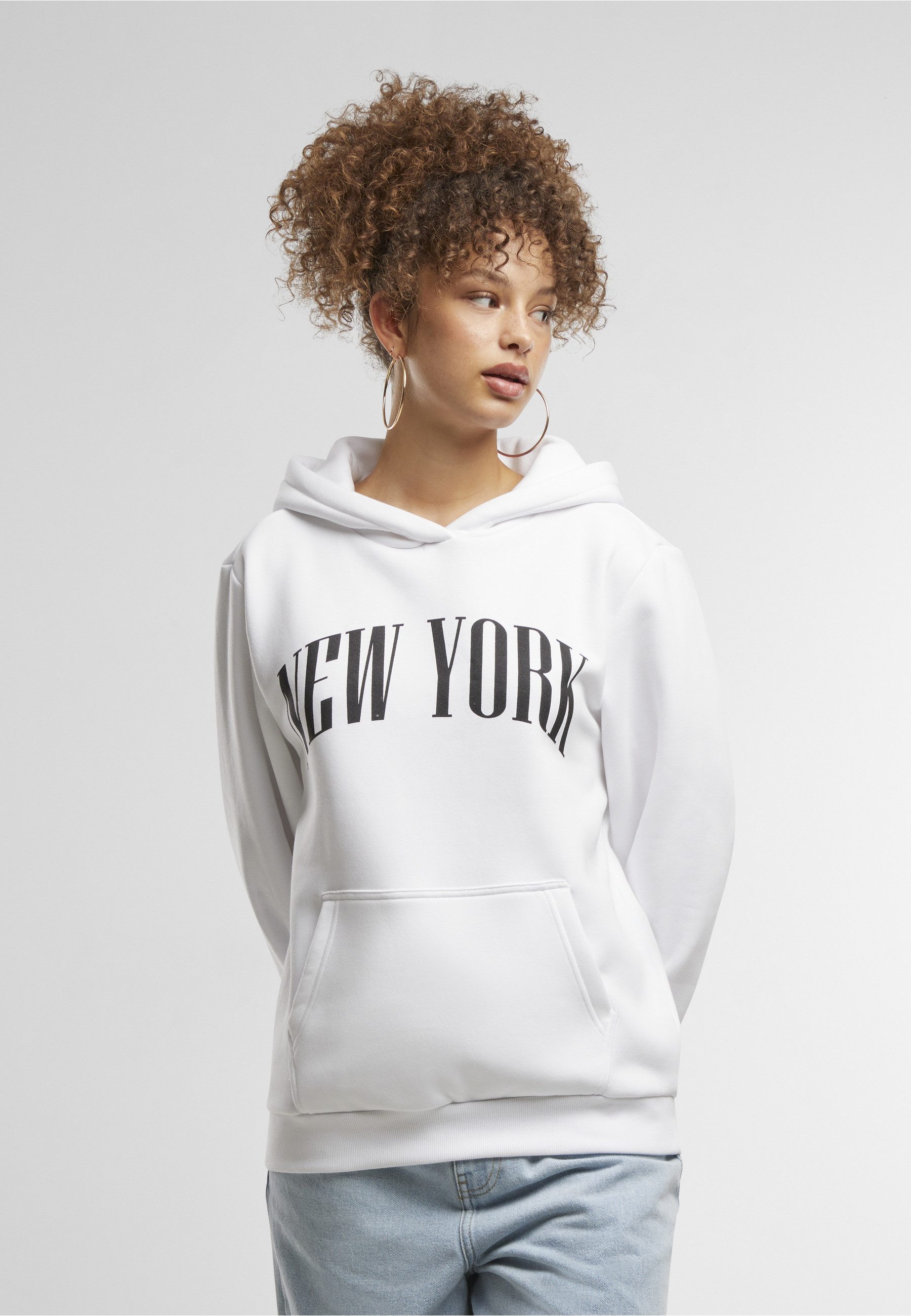 Miss Tee Kapuzenpullover Miss Tee New York Ladies Fluffy Hoody (1-tlg)