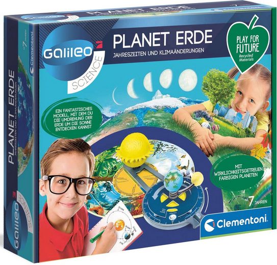 Clementoni® Experimentierkasten »Galileo Planet Erde«, Made in Europe