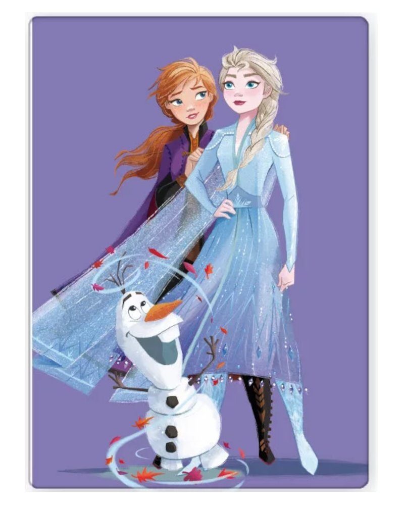 Kinderdecke Eiskönigin Frozen Nostalgie Fleecedecke Warm Kuscheldecke 100 x 140cm, Disney
