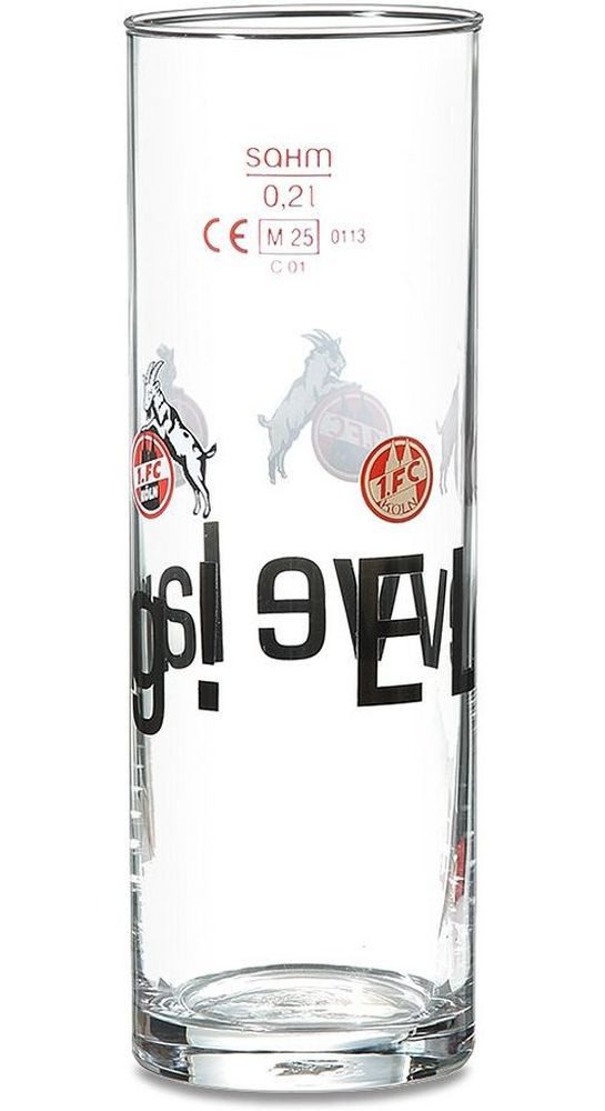 1. FC Köln Becher Kölschglas Limited Edition 17