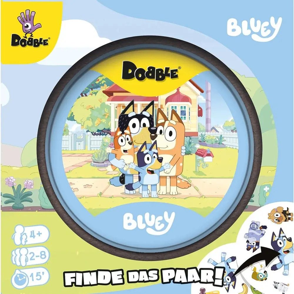 Asmodee Spiel Dobble Bluey