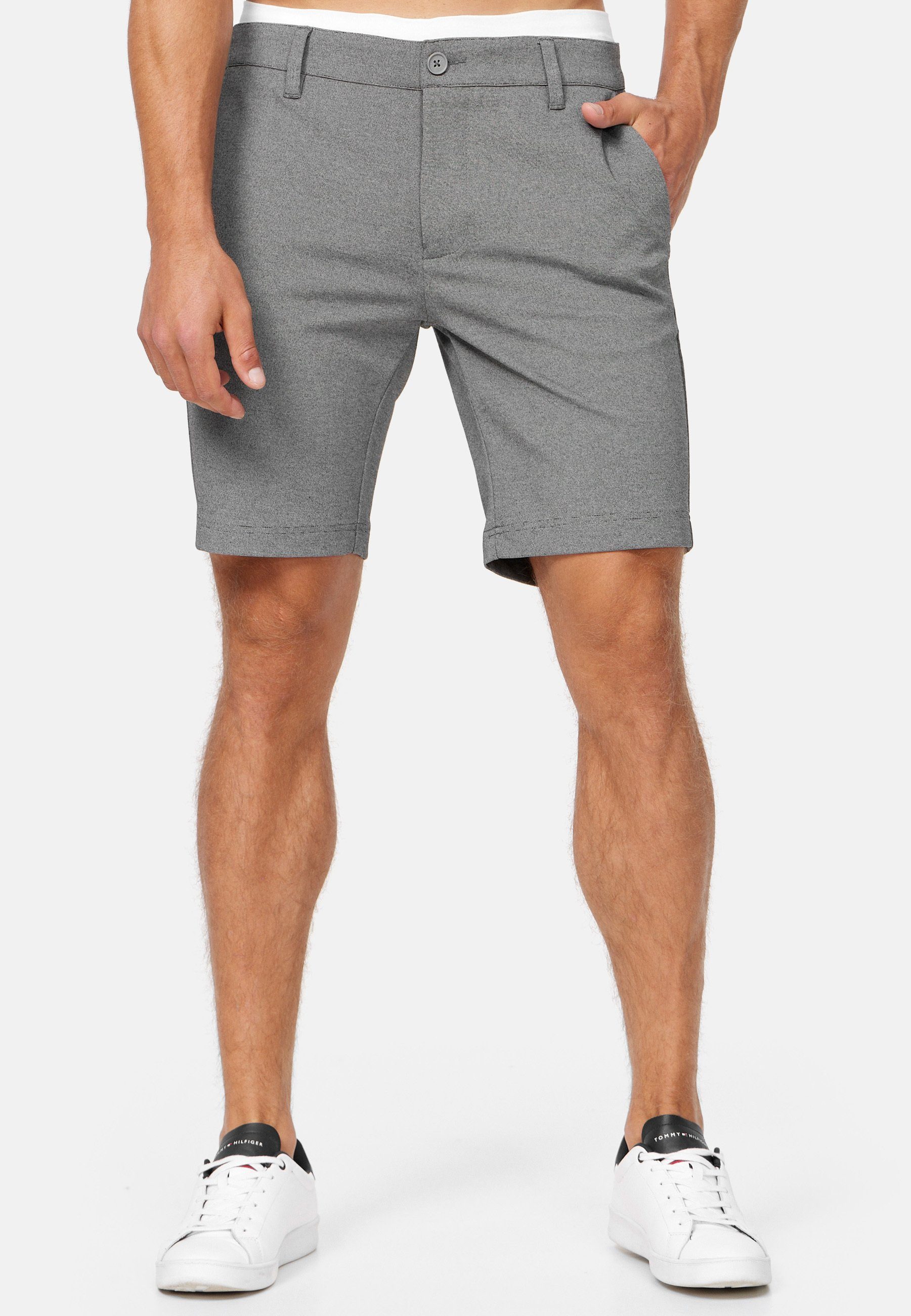 Indicode Chinoshorts Aalborg Lt Grey Mix