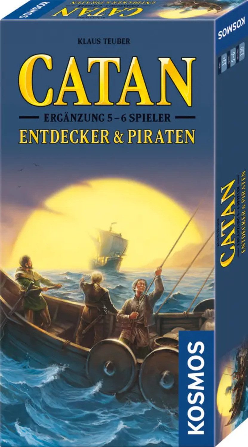 Kosmos Spiel CATAN - Ergänzung 5-6 Spieler - Entdecker & Piraten