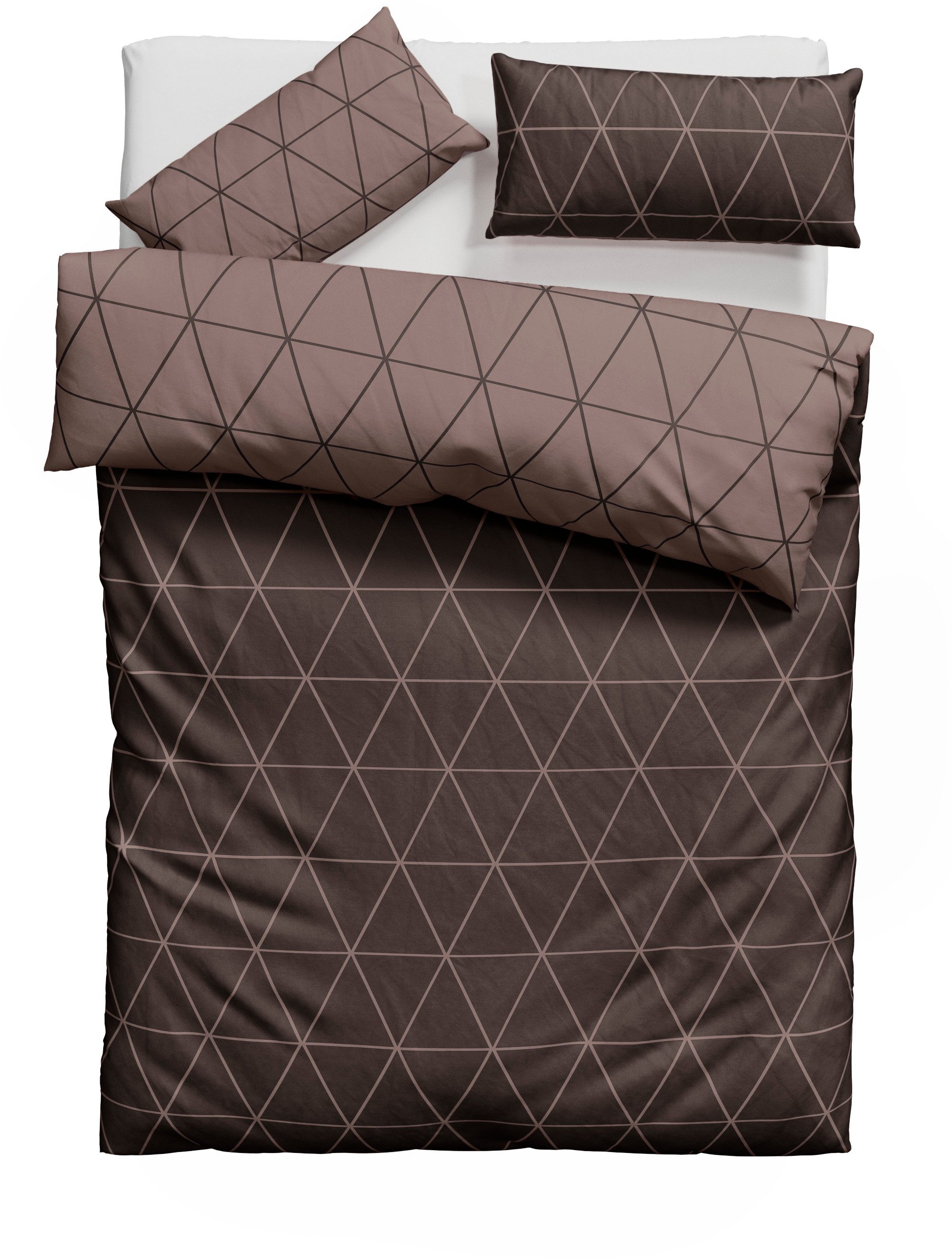OTTO home Bettwäsche Balsby, Renforcé, 2 teilig, in Gr. 135x200 oder 155x220 cm, 100% Baumwolle