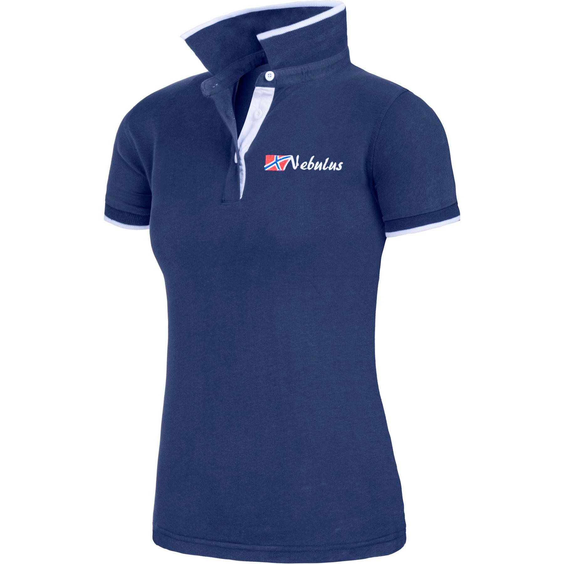 Poloshirt LASTONE, P6756 - Damen, navy-weiß, XL/42