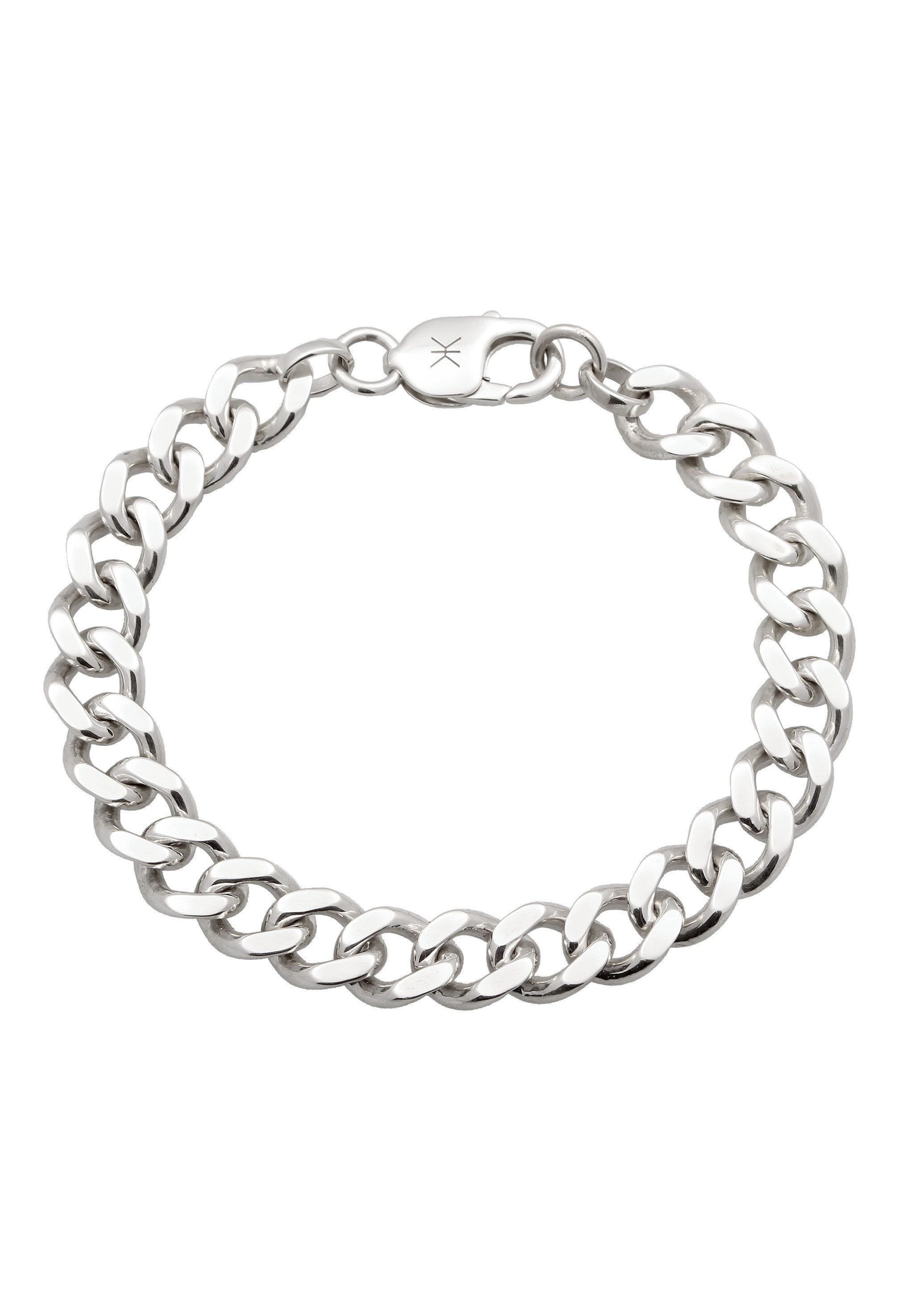 Kuzzoi Silberarmband Panzerkette 925 Sterling Silber