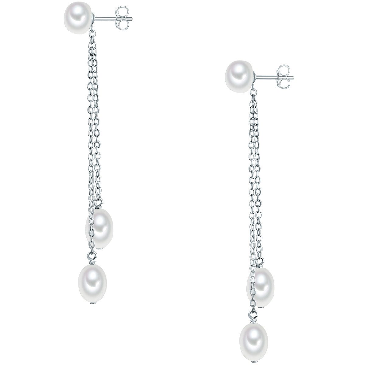 Valero Pearls Paar Ohrhänger Set: VP844 (2-tlg), mit Süßwasser-Zuchtperlen