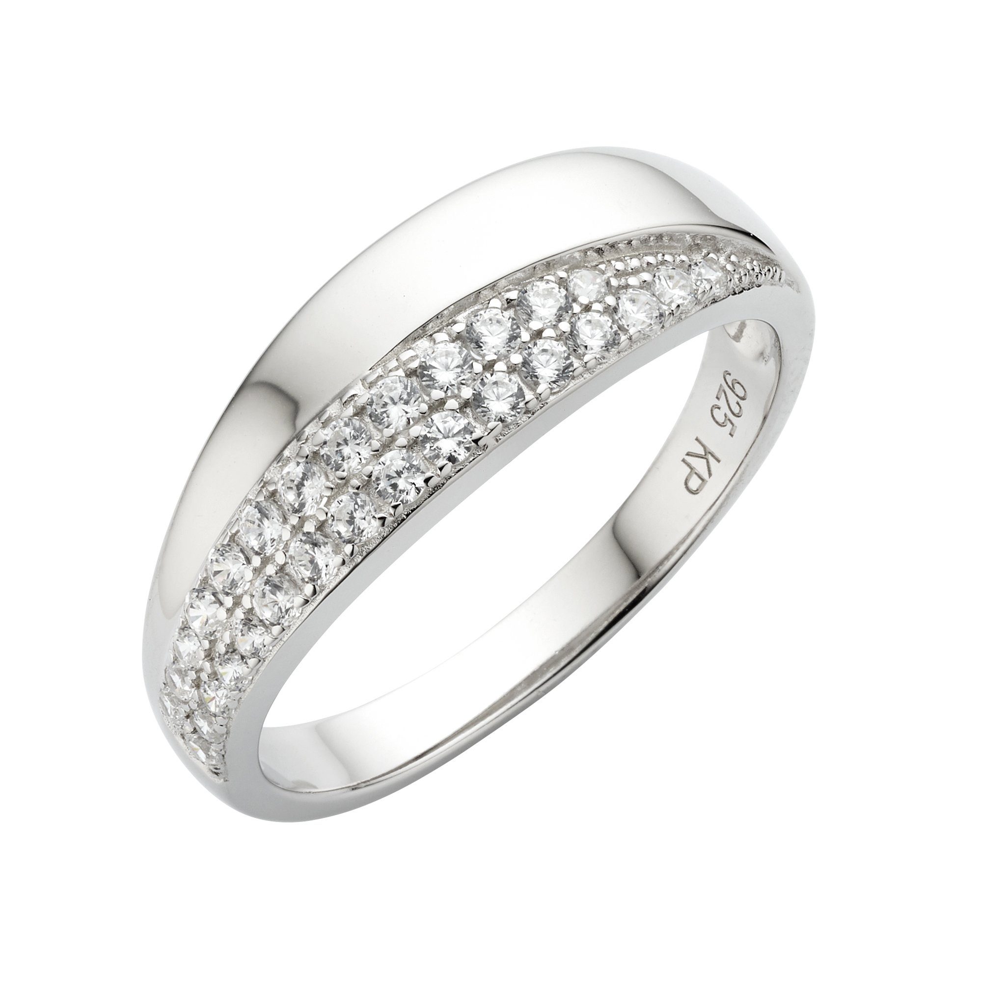 Zeeme Fingerring Silber 925 rhodiniert mit günstig online kaufen