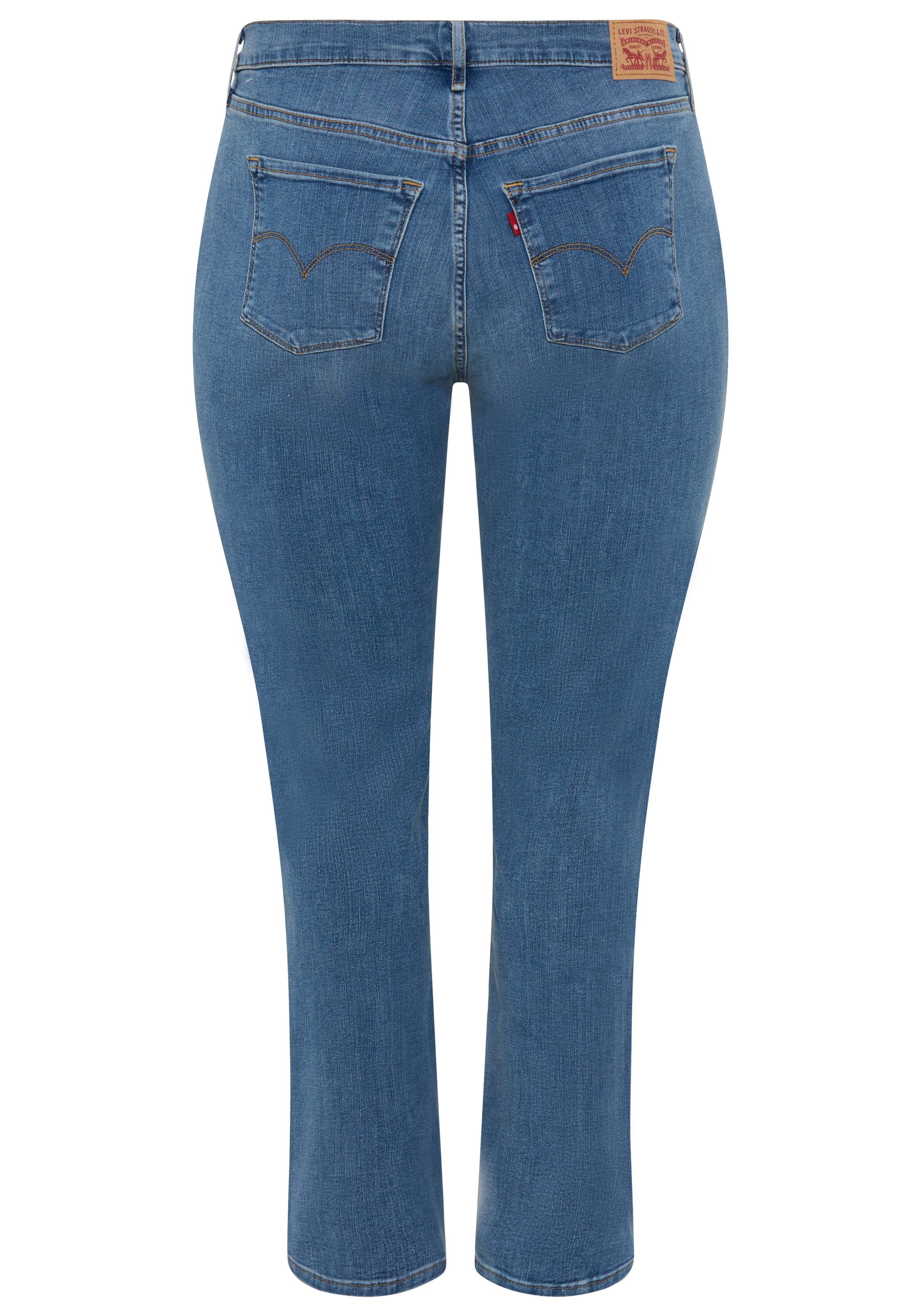 Levi's® Plus Straight-Jeans 314 Shaping Straight in Baumwoll-Stretch