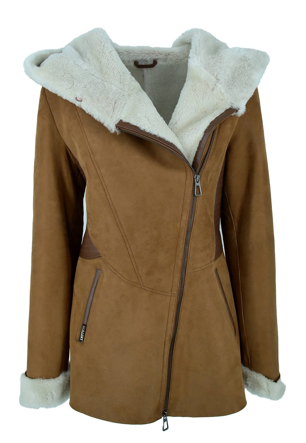 Hollert Winterjacke Lammfelljacke Lena Chestnut günstig online kaufen