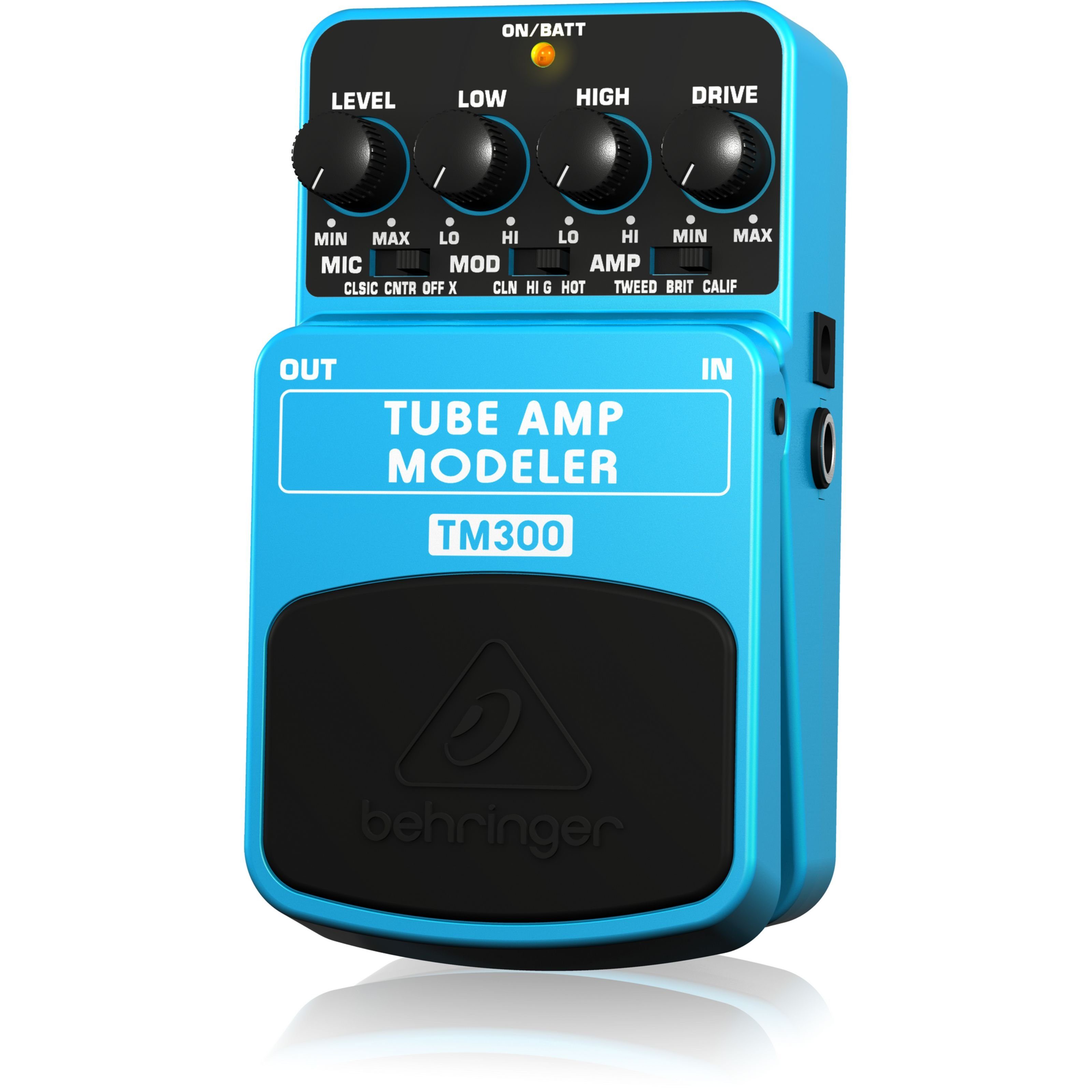 Behringer Musikinstrumentenpedal, (Effekte, Verzerrer), TM300 Tube Amp Modeler - Verzerrer für Gitarren