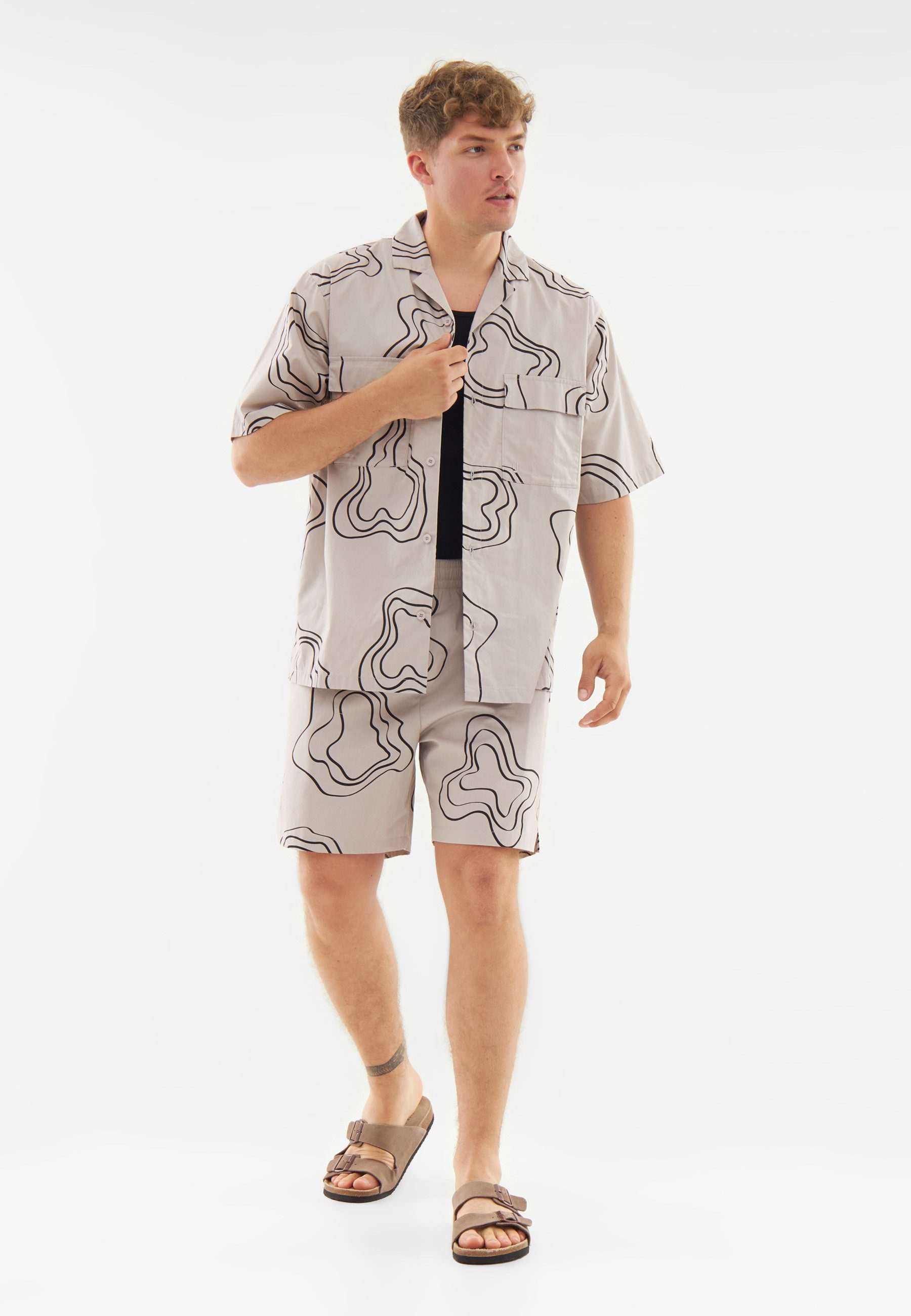 Johnny Urban Kurzarmhemd Spencer Hemd aus Baumwolle (1-tlg) Leichtes Shirt für Sommer