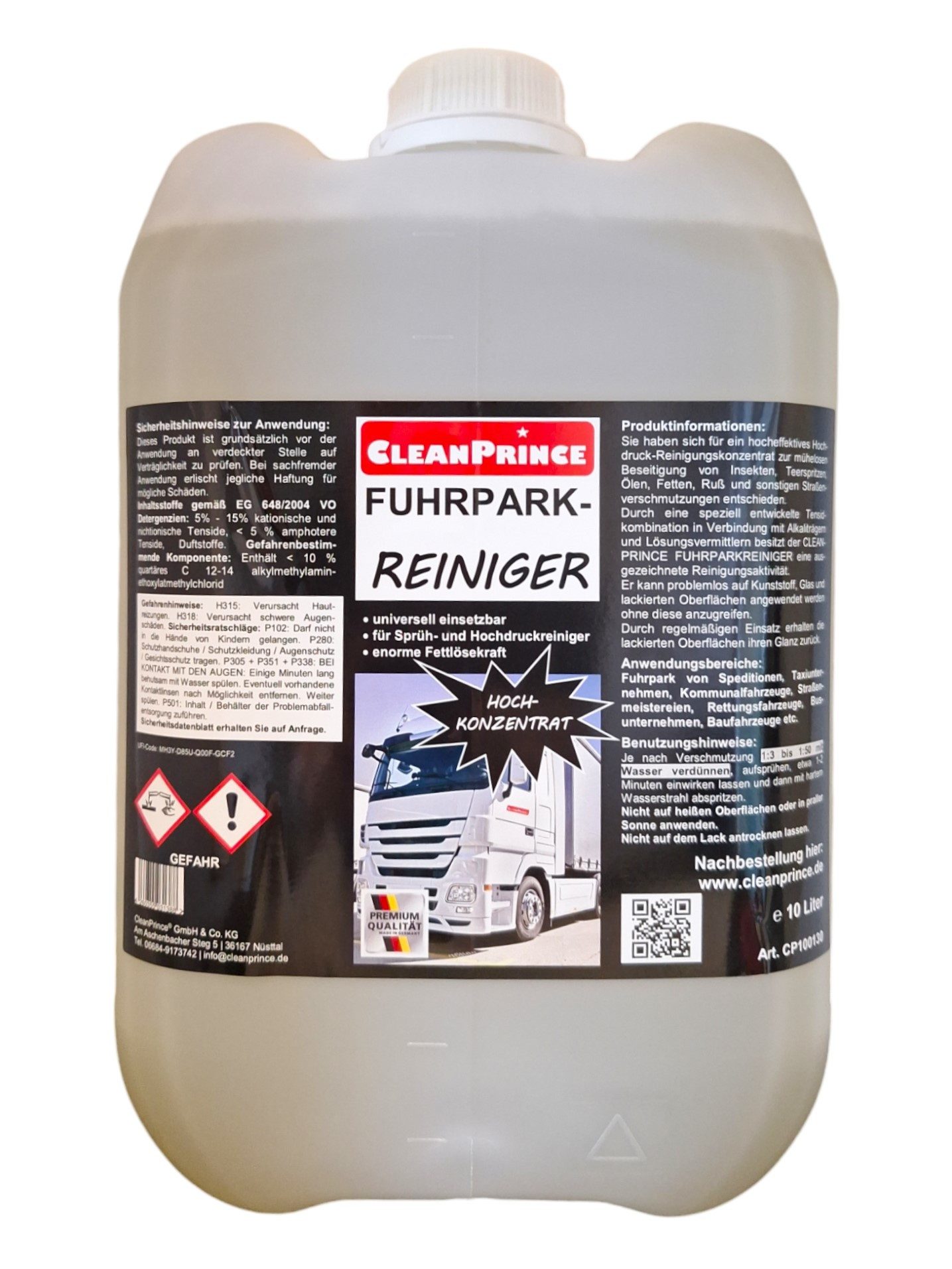 Fuhrparkreiniger Konzentrat 10 Liter Autoshampoo