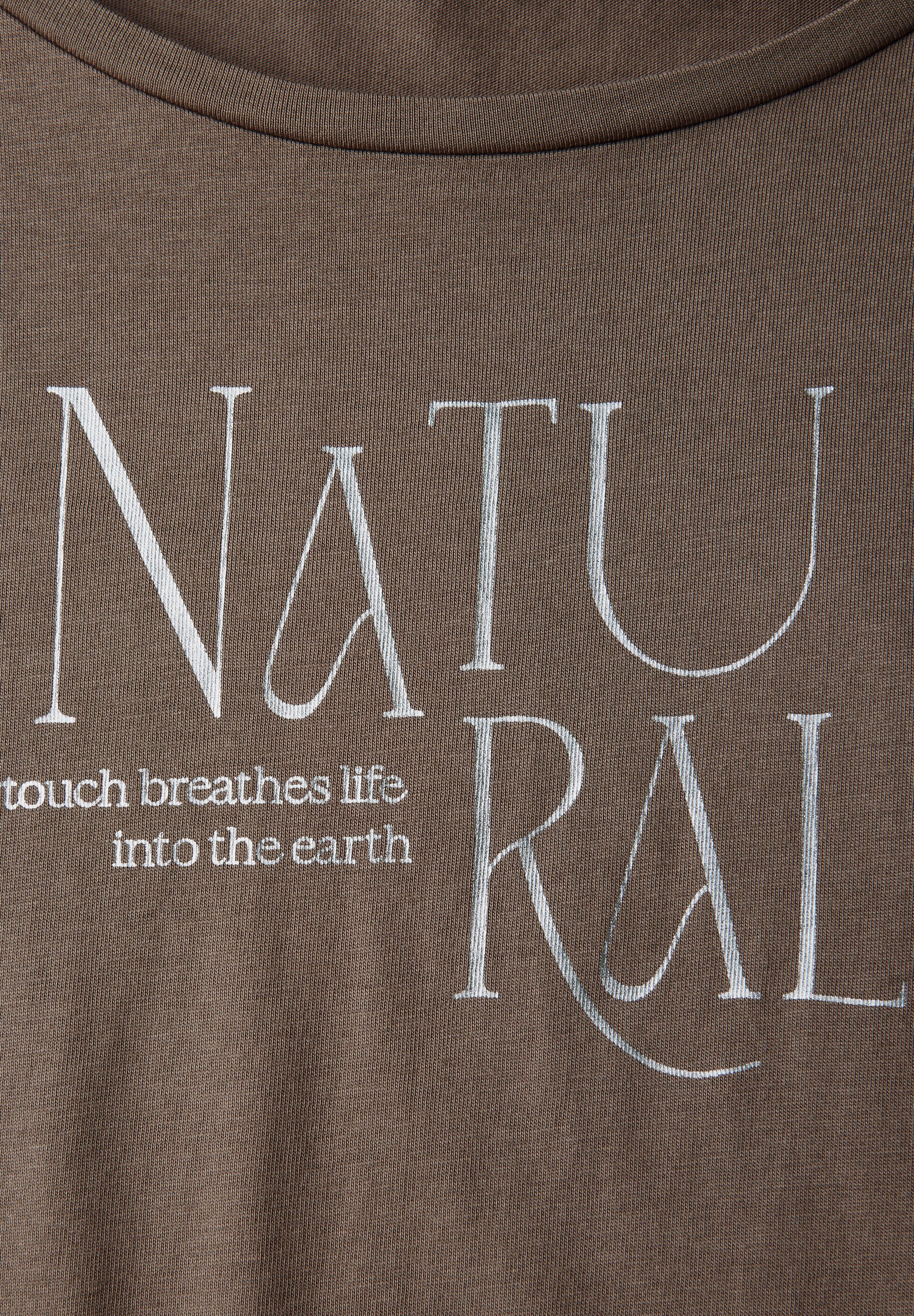 STREET ONE T-Shirt mit Materialmix
