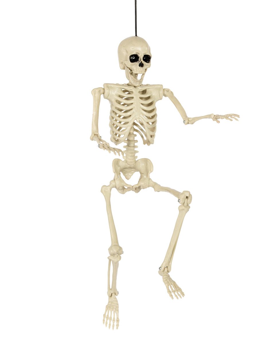 Horror-Shop Dekoobjekt Skelett mit Positionierbaren Gliemaßen 36cm