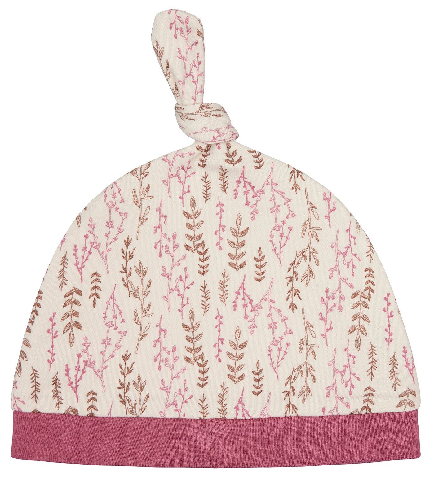 loud + proud Beanie Mütze aus Interlock mit Druck Biobaumwolle, GOTS