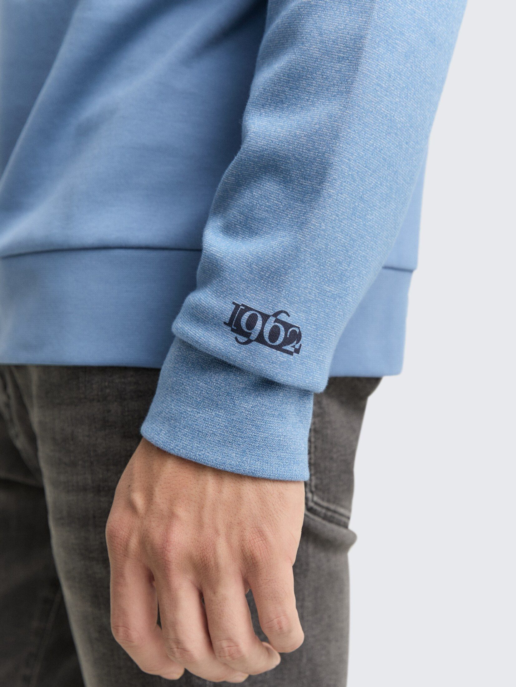 TOM TAILOR Sweatshirt Strick & Sweatshirts Snood Sweatshirt mit Struktur-Mix