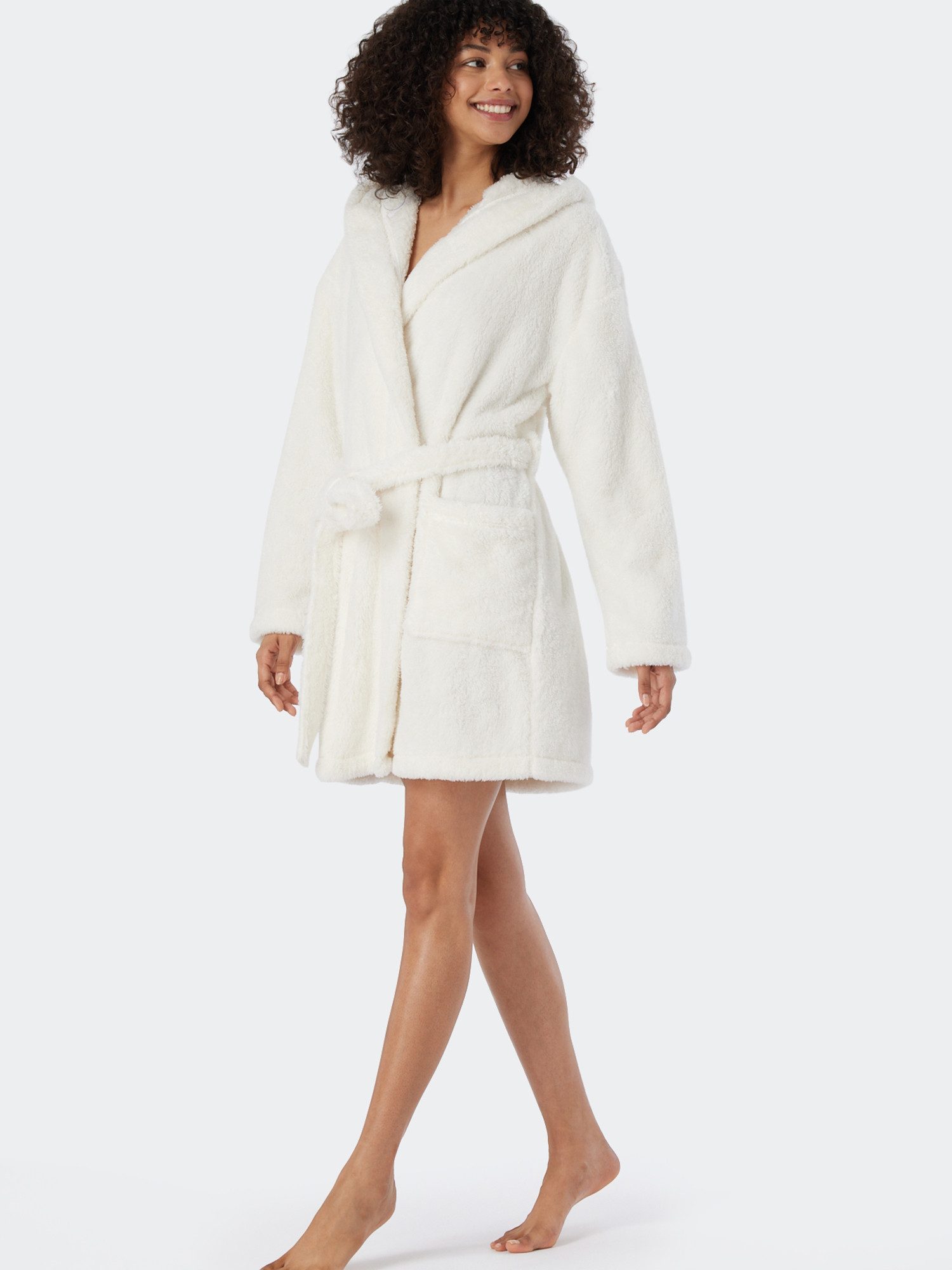 Schiesser Bademantel Teddy Fleece, 0